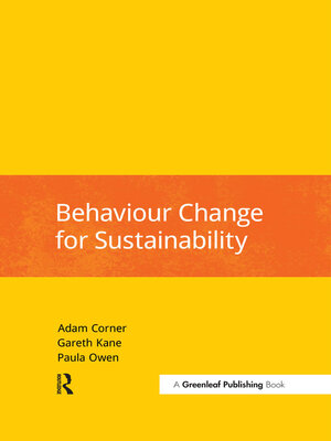 cover image of Behaviour Change for Sustainability